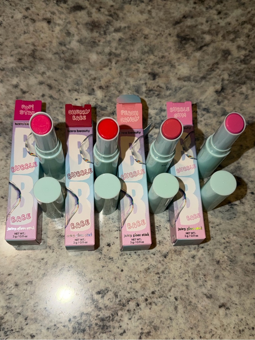 Bubble Babe Juicy Gloss Stick — Pink & Coral Lip Shades and Liners